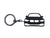 Portachiavi in ​​fibra di carbonio BlackStuff compatibile con Picanto GT Line 2020+ BS-1007