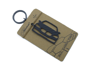 Portachiavi in ​​fibra di carbonio BlackStuff compatibile con Picanto GT Line 2020+ BS-1007