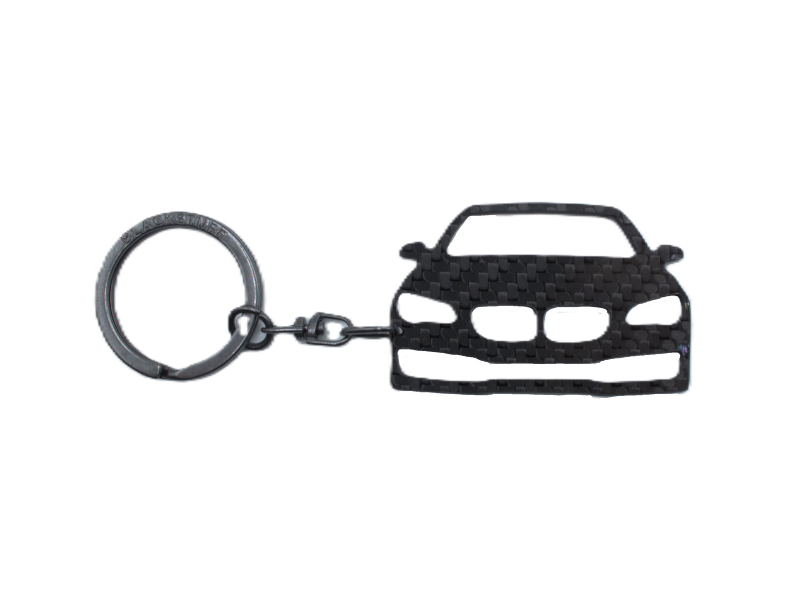 BlackStuff Carbon Fiber Keychain Compatible with 7er F01 F02 F03 F04 2008-2015 BS-4029