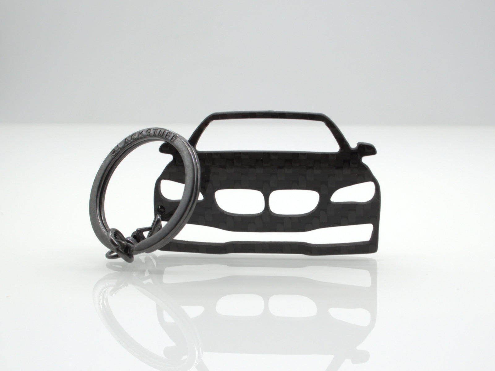 BlackStuff Carbon Fiber Keychain Compatible with 7er F01 F02 F03 F04 2008-2015 BS-4029