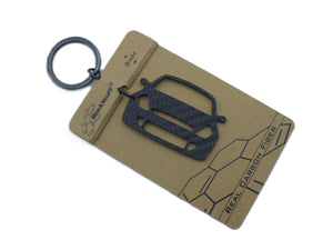 BlackStuff Carbon Fiber Keychain Compatible with Street Ka 2003-2008 BS-4031