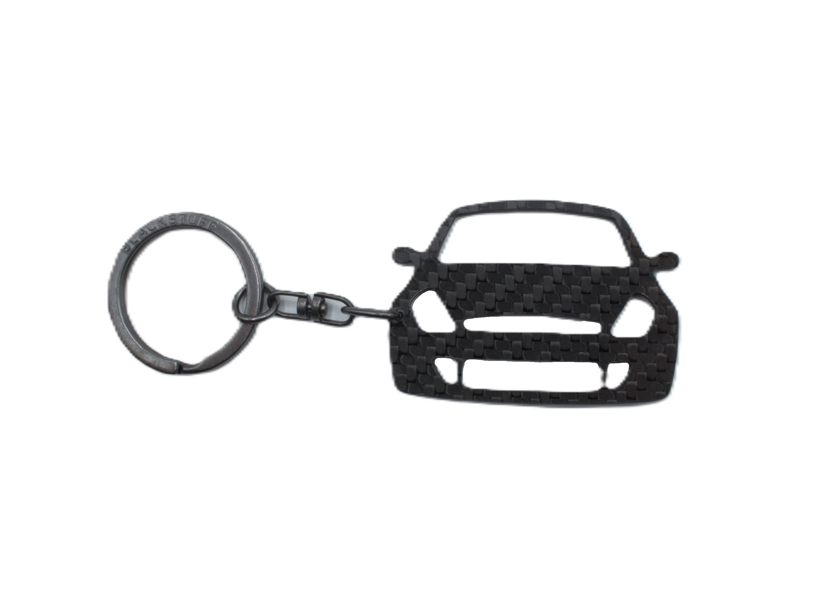 BlackStuff Carbon Fiber Keychain Compatible with Street Ka 2003-2008 BS-4031