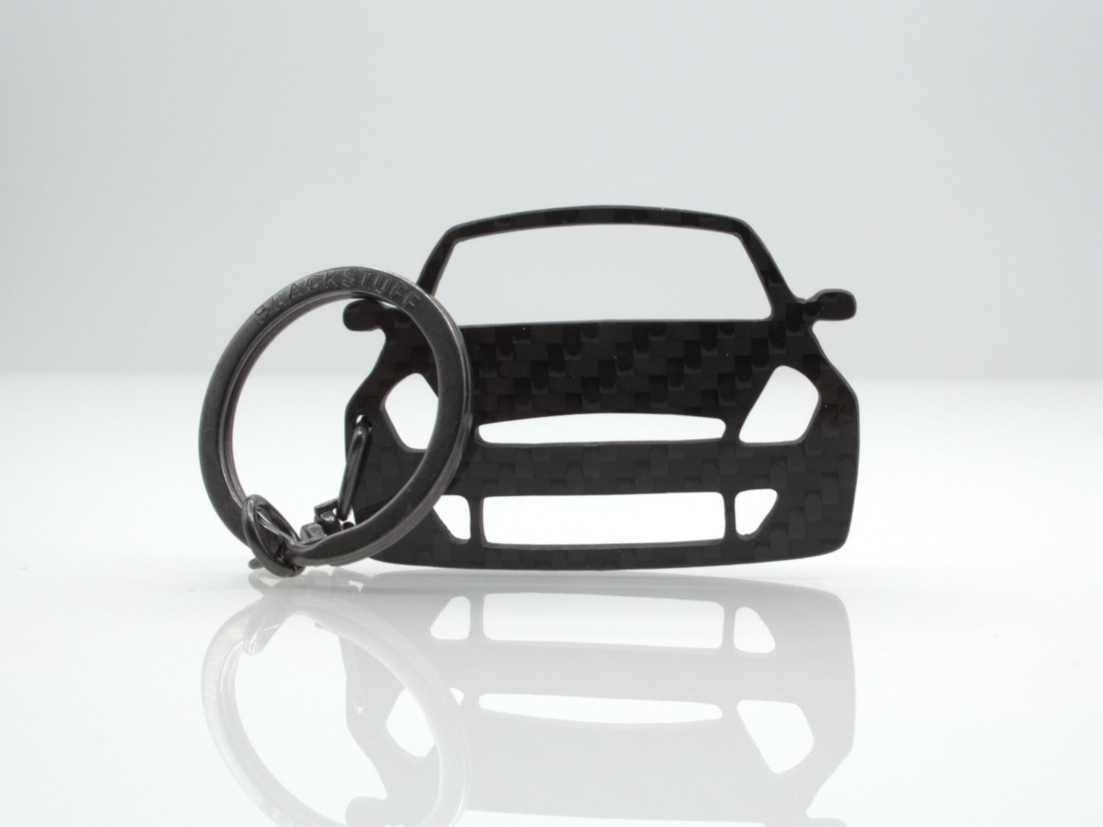 BlackStuff Carbon Fiber Keychain Compatible with Street Ka 2003-2008 BS-4031