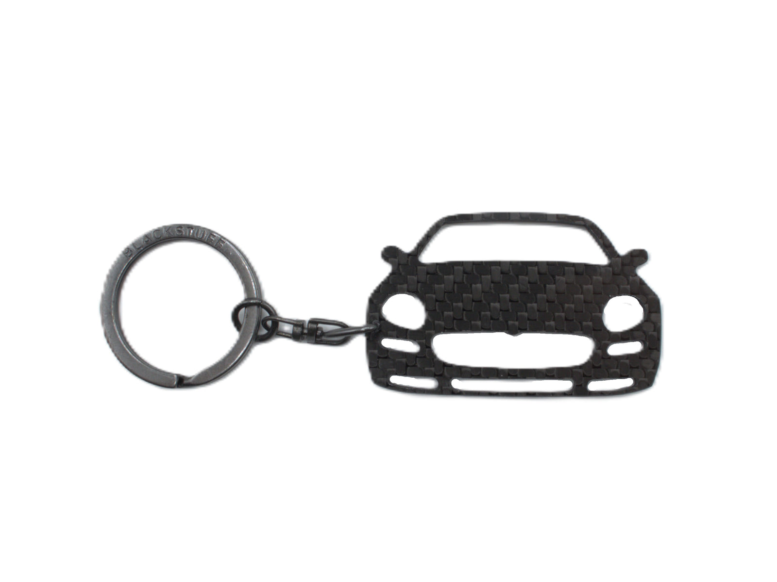 BlackStuff Carbon Fiber Keychain Compatible with Gransport V8 2004-2007 BS-4034