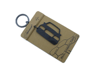 BlackStuff Carbon Fiber Keychain Compatible with W124 BS-4037