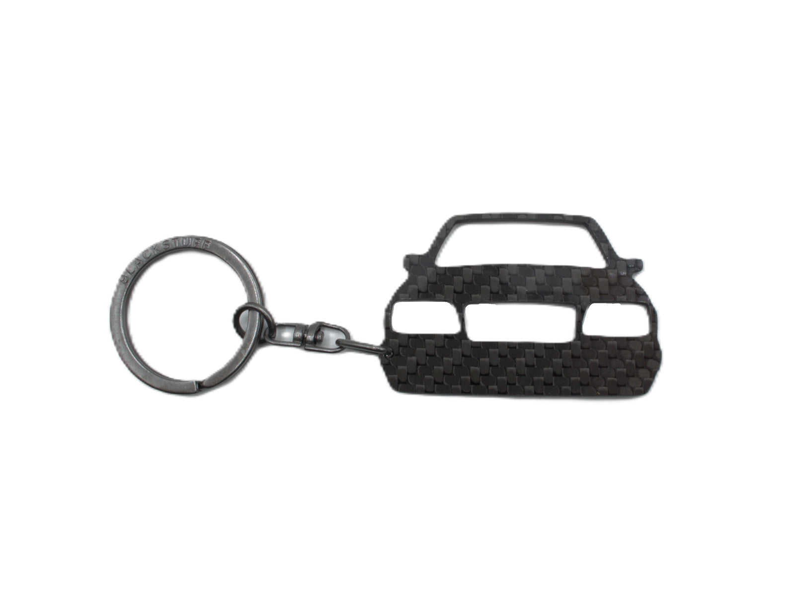 BlackStuff Carbon Fiber Keychain Compatible with W124 BS-4037