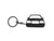 BlackStuff Carbon Fiber Keychain Compatible with W124 BS-4037