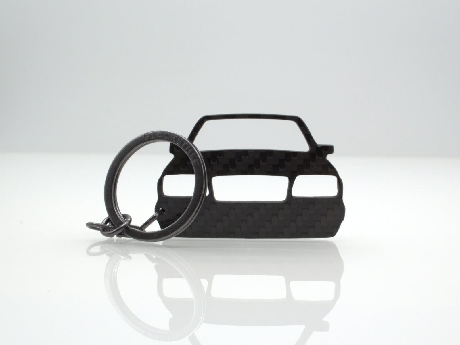 BlackStuff Carbon Fiber Keychain Compatible with W124 BS-4037