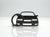 BlackStuff Carbon Fiber Keychain Compatible with Calibra BS-4038