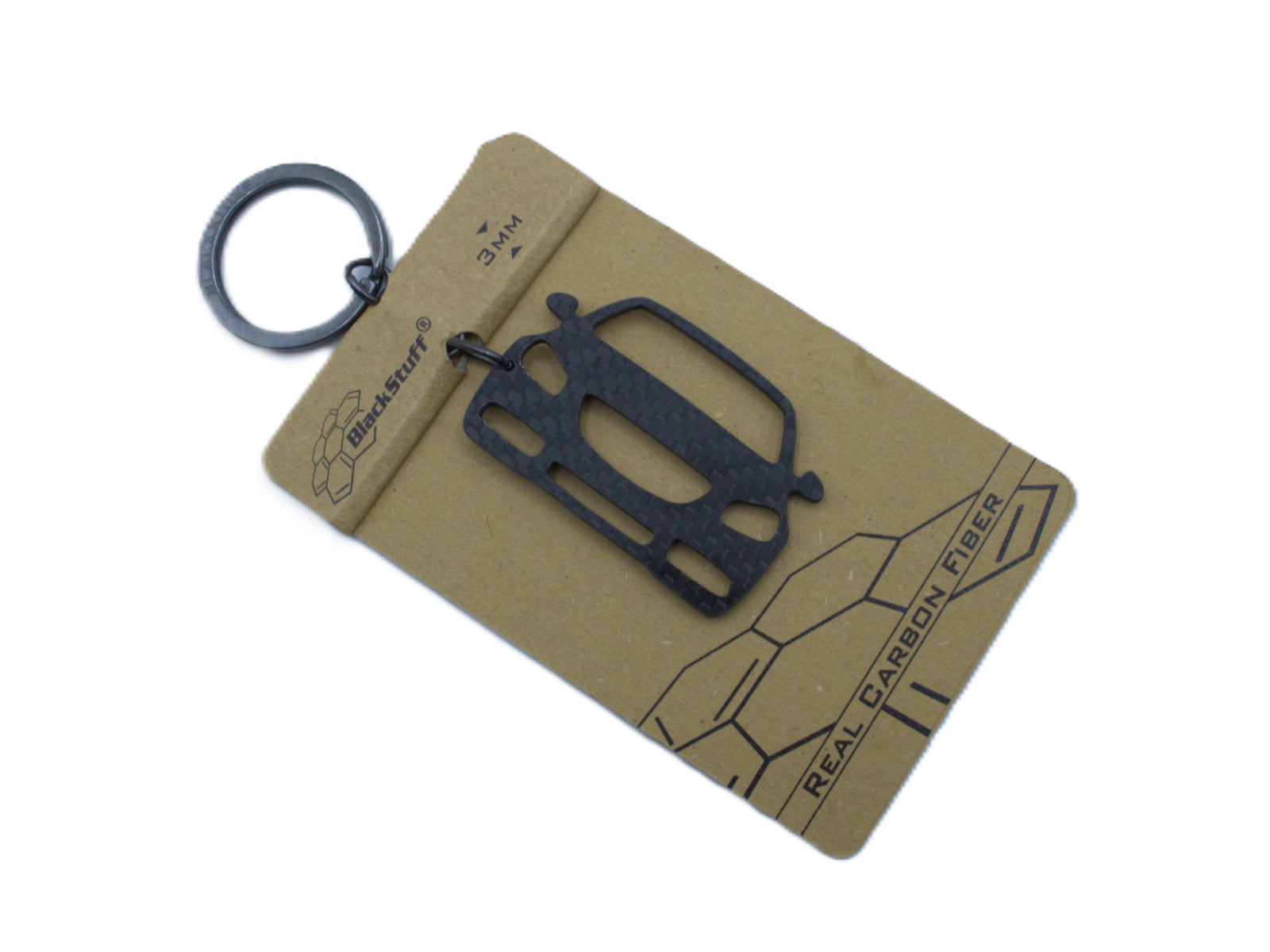 BlackStuff Carbon Fiber Keychain Compatible with Insignia 2008-2017 BS-4040