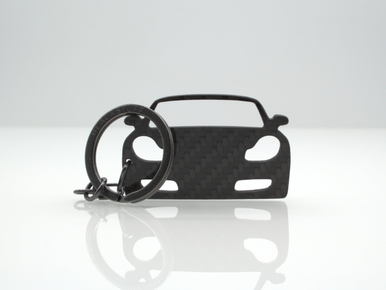 BlackStuff Carbon Fiber Keychain Compatible with Boxster Cayman 986 1996-2004 BS-4041