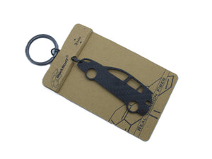 BlackStuff Carbon Fiber Keychain Compatible with Golf MK6 side BS-4044