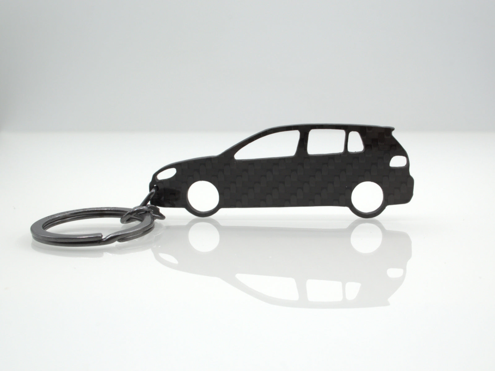 BlackStuff Carbon Fiber Keychain Compatible with Golf MK6 side BS-4044