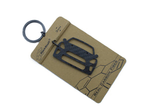 BlackStuff Carbon Fiber Keychain Compatible with Skyline gtr 2012-2023 BS-4046