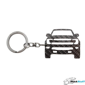 BlackStuff Carbon Fiber Keychain Compatible with Raptor 2023 EU BSU-119