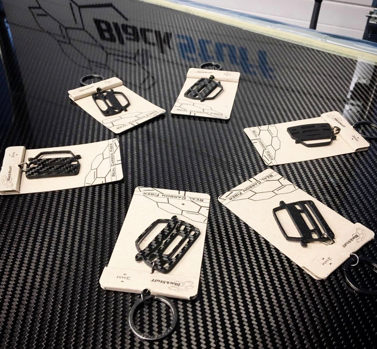Black Grid Leather Keychain – MikesTreasuresCrafts