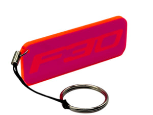 F30 Logo Neon Acrylic Keychain