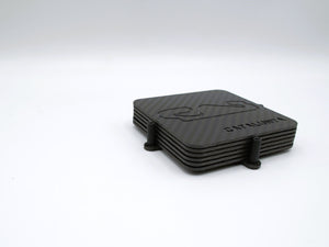 Coaster Set 100% Genuine Carbon Fiber