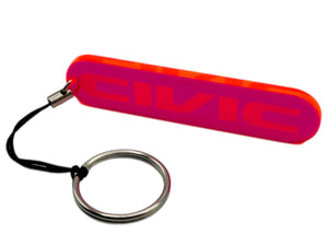 Civic Logo Neon Acrylic Keychain