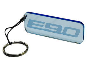 E90 Logo Neon Acrylic Keychain