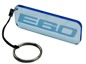 E60 Logo Neon Acrylic Keychain