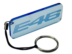 E46 3 Serie 316 318 320 323 325 328 330 335 Logo Neon Acrylic Keychain