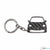 BlackStuff Carbon Fiber Keychain Keyring Ring Holder Compatible with 500 Abarth BS-104