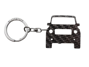 BlackStuff Carbon Fiber Keychain Keyring Ring Holder Compatible with G-Class BS-105