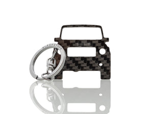 BlackStuff Carbon Fiber Keychain Keyring Ring Holder Compatible with G-Class BS-105