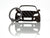 BlackStuff Carbon Fiber Keychain Keyring Ring Holder Compatible with S2000 BS-114