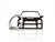 BlackStuff Carbon Fiber Keychain Keyring Ring Holder Compatible with Impreza GD Bugeye 2001-2003 BS-117