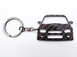 BlackStuff Carbon Fiber Keychain Keyring Ring Holder Compatible with Impreza GD BlobEye 2003-2005 BS-121