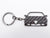 BlackStuff Carbon Fiber Keychain Keyring Ring Holder Compatible with Brera BS-128