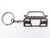 BlackStuff Carbon Fiber Keychain Keyring Ring Holder Compatible with A4 S4 RS4 B7 8E 2004-2009 BS-138