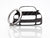 BlackStuff Carbon Fiber Keychain Keyring Ring Holder Compatible with TT MK1 8N 1998-2006 BS-142