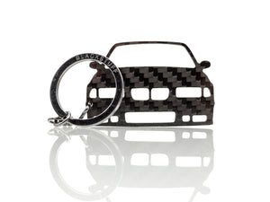 BlackStuff Carbon Fiber Keychain Keyring Ring Holder Compatible with M3 E36 BS-147