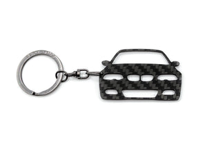 BlackStuff Carbon Fiber Keychain Keyring Ring Holder Compatible with M3 E46 BS-148