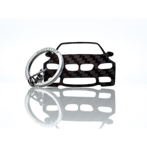 BlackStuff Carbon Fiber Keychain Keyring Ring Holder Compatible with M3 E90 E91 E92 E93 BS-149