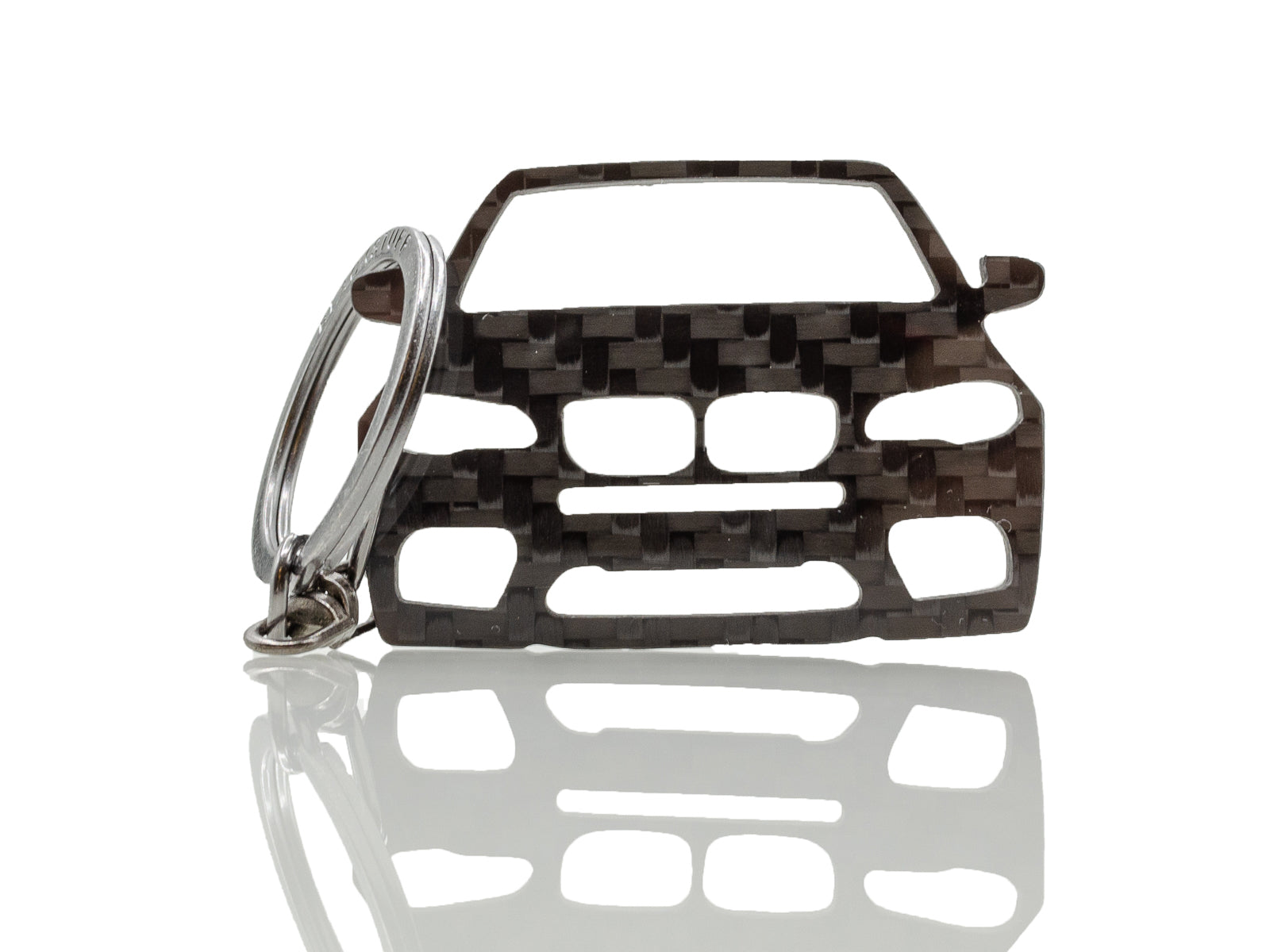 BlackStuff Carbon Fiber Keychain Keyring Ring Holder Compatible with X5 M X6 M E70 E71 BS-155