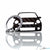 BlackStuff Carbon Fiber Keychain Keyring Ring Holder Compatible with Lupo GTI BS-167