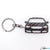 BlackStuff Carbon Fiber Keychain Keyring Ring Holder Compatible with Passat B6 2005-2010 BS-168