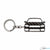 BlackStuff Carbon Fiber Keychain Keyring Ring Holder Compatible with Passat B8 BS-170