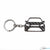 BlackStuff Carbon Fiber Keychain Keyring Ring Holder Compatible with Focus RS MK2 2004-2011 BS-182