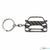 BlackStuff Carbon Fiber Keychain Keyring Ring Holder Compatible with Focus RS MK3 2011-2018 BS-183