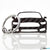 BlackStuff Carbon Fiber Keychain Keyring Ring Holder Compatible with Mustang 2015-2019 BS-189