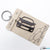 BlackStuff Carbon Fiber Keychain Keyring Ring Holder Compatible with Astra H 2004-2009 BS-190