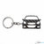 BlackStuff Carbon Fiber Keychain Keyring Ring Holder Compatible with Corsa D 2006-2014 BS-192