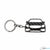 BlackStuff Carbon Fiber Keychain Keyring Ring Holder Compatible with A Class W176 2013-2019 BS-194