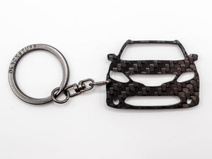 BlackStuff Carbon Fiber Keychain Keyring Ring Holder Compatible with Qashqai J11 2013-2017 BS-809