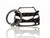 BlackStuff Carbon Fiber Keychain Keyring Ring Holder Compatible with Qashqai J11 2013-2017 BS-809